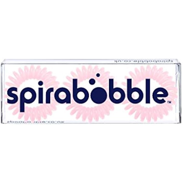 Spirabobble - Baby Pink Solid, Box of 3 Hair Bobbles - Hair Accessories for Women, Durable Hair Ties, Spiral Ring for Ponytails - Suitable for All Hair Types - Image 2